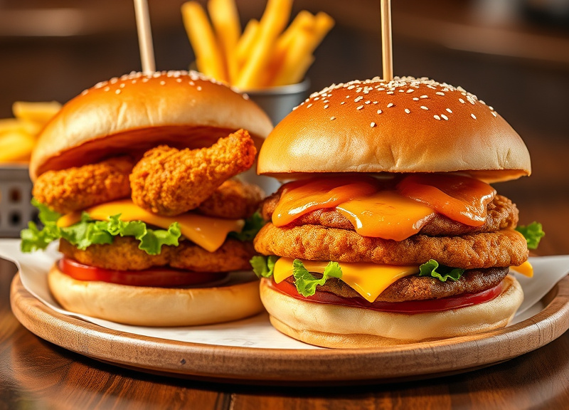 Chicken Tenders & Burgers