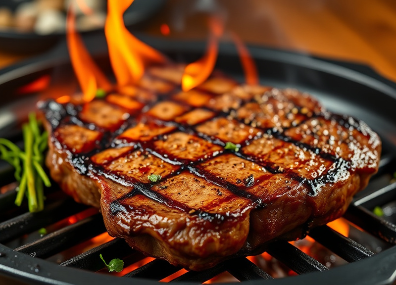 Fire-Grilled Steaks