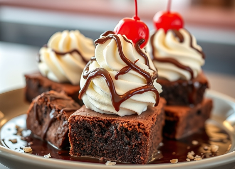 Shareable Brownies & Sundaes